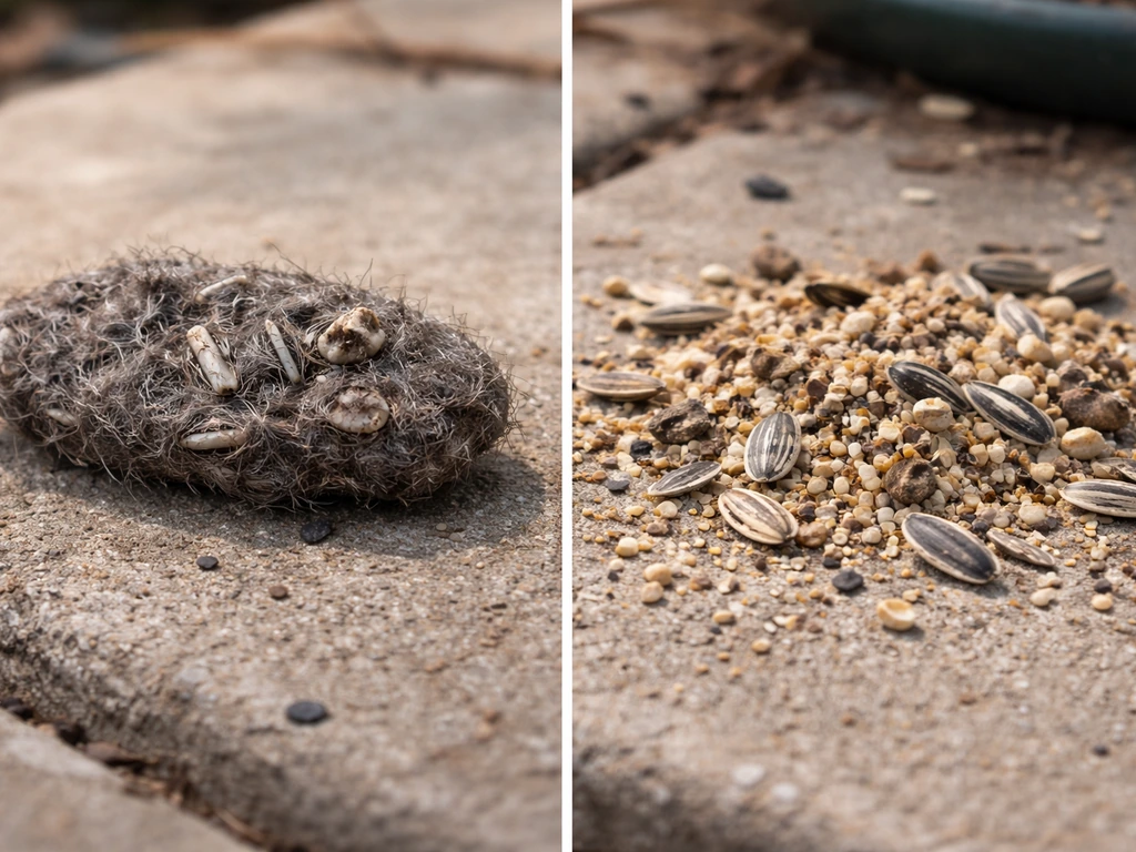 Bird Pellets vs Seed: How to Identify and Clean Up