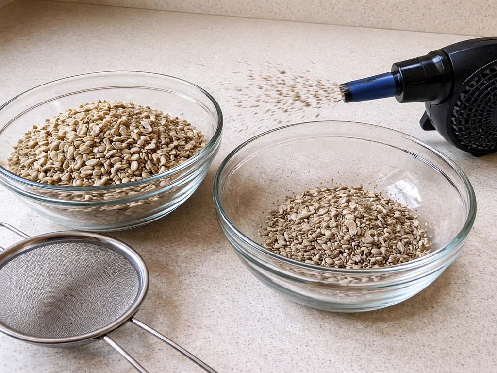 How to Remove Hulls From Bird Seed at Home